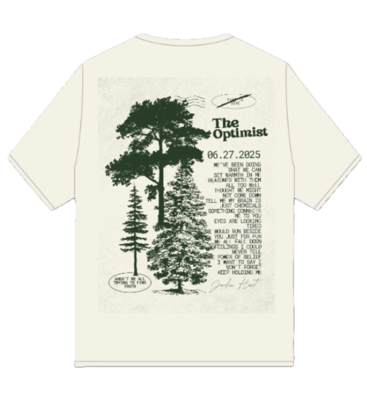 White Optimist T - AUSTRALIA