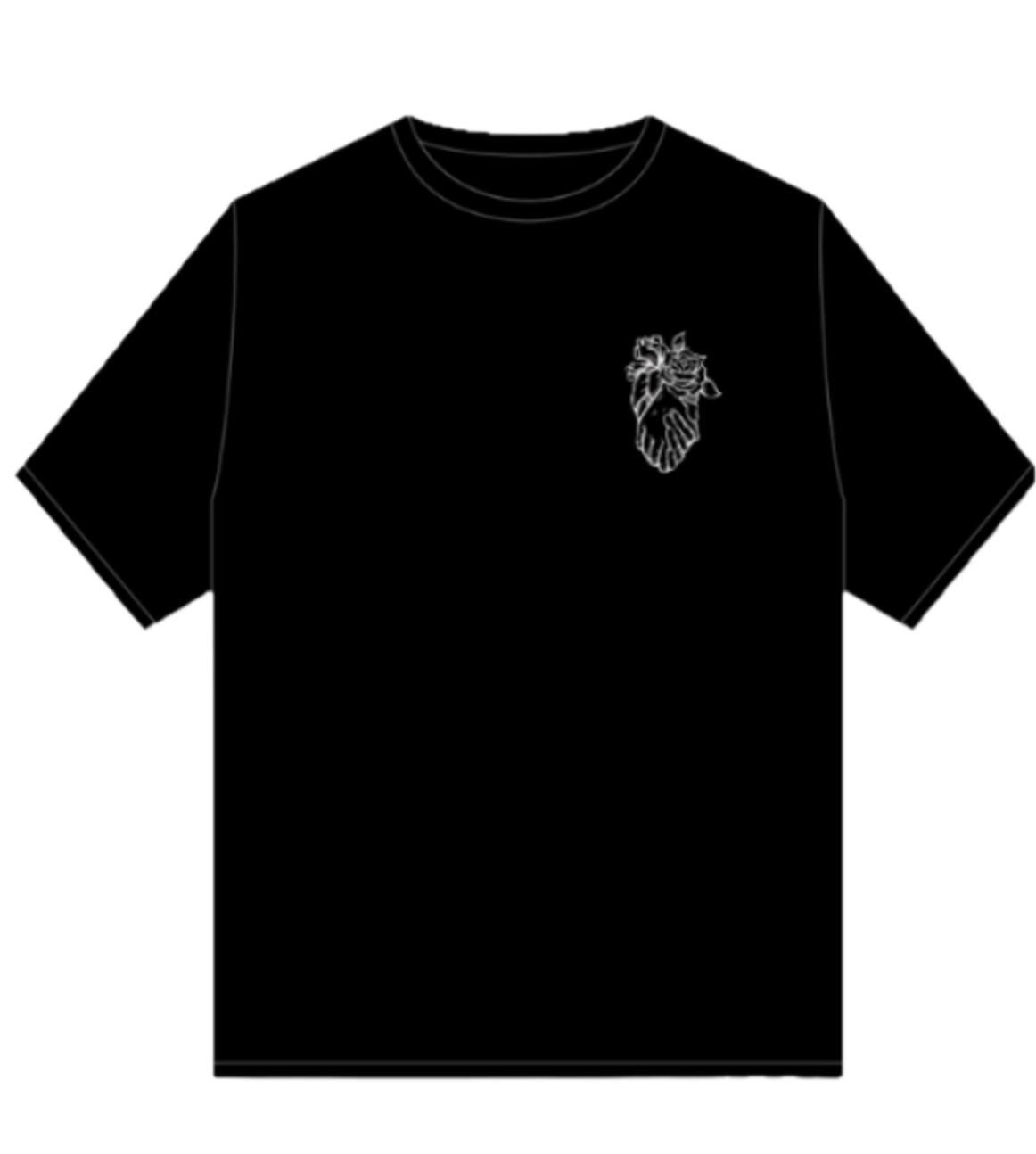 Black Embroidered T - IRELAND