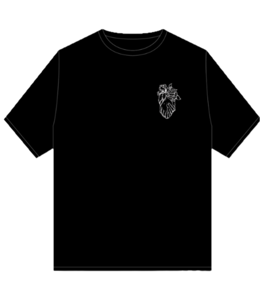 Black Embroidered T - IRELAND